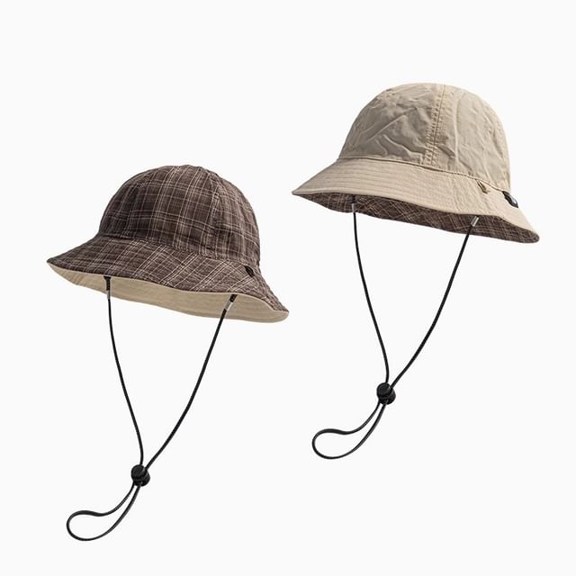 Applique Hat Plaid Boonie