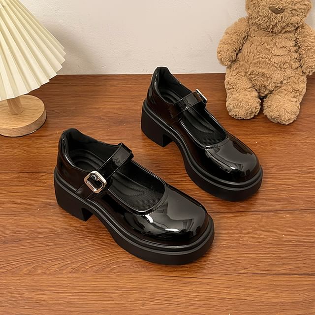 Jane Shoes Mary Plain Platform