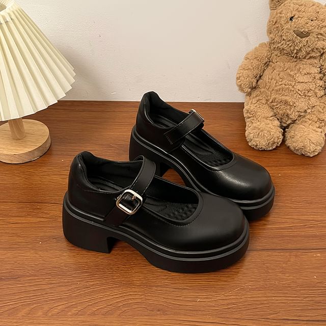 Jane Shoes Mary Plain Platform