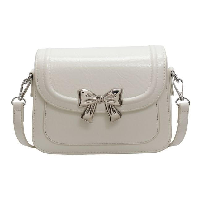 Bow Bag Flap Crossbody Accent