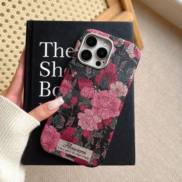 Strap Floral Phone Set Case /