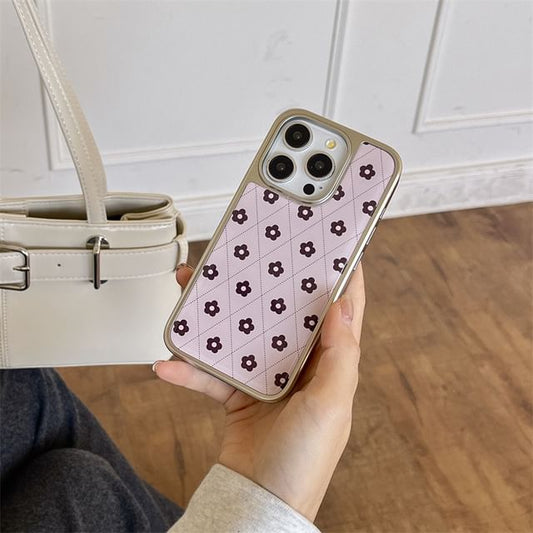 Argyle Phone Case Floral