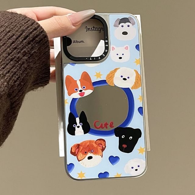 Dog Case Mirrored Phone