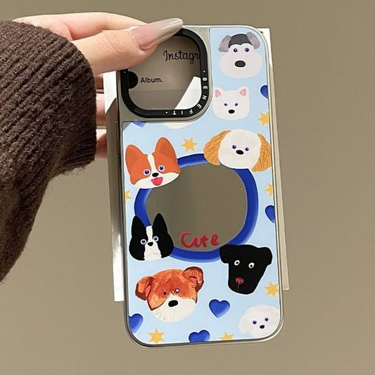 Dog Case Mirrored Phone