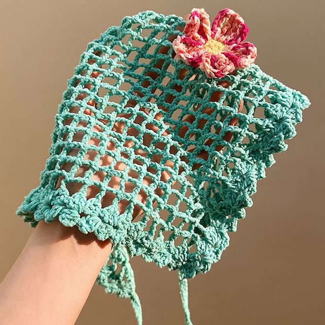 Head Scarf Triangle Floral