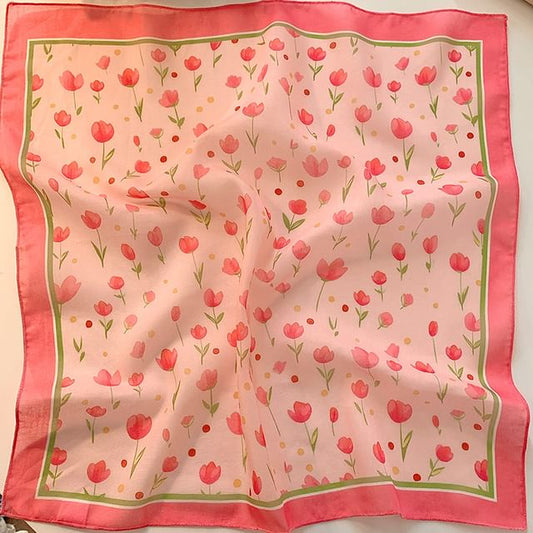 Head Cotton Designs) Scarf (Various Linen Print