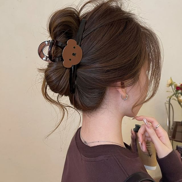 Hair Clip Claw Bear (Various Designs) Acrylic
