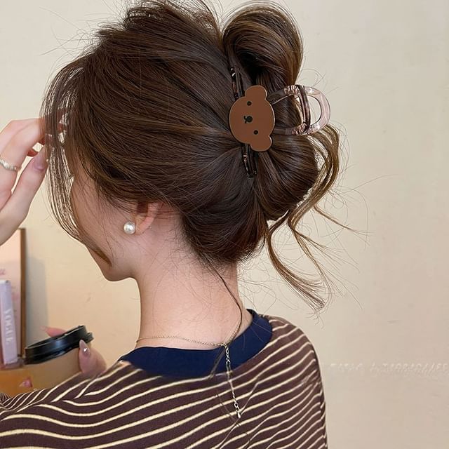 Hair Clip Claw Bear (Various Designs) Acrylic