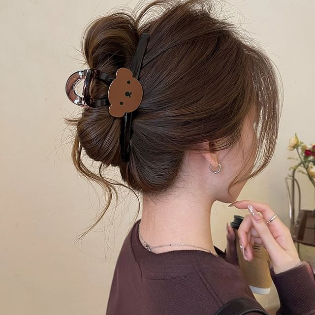 Hair Clip Claw Bear (Various Designs) Acrylic