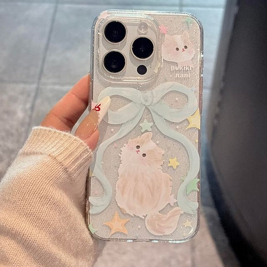 Cat Ribbon Case Phone
