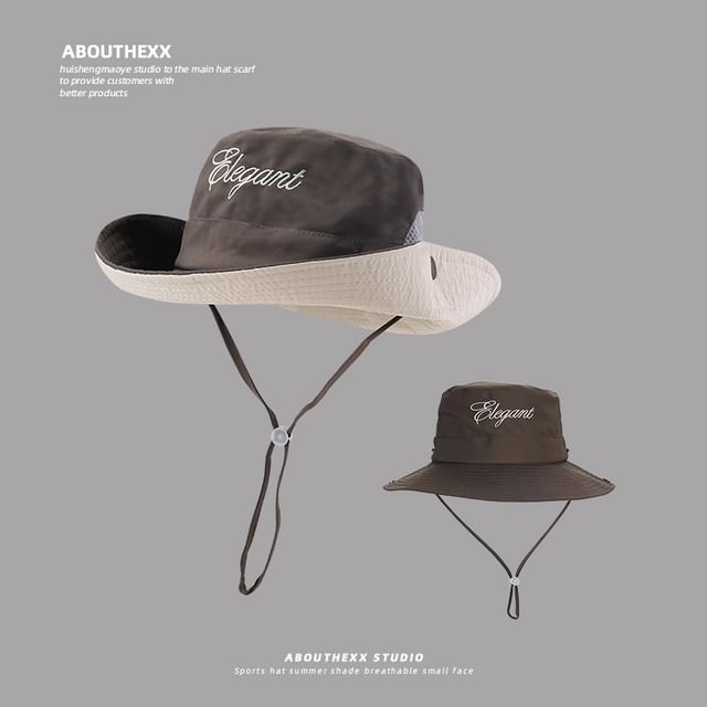 Hat Boonie Lettering Embroidered