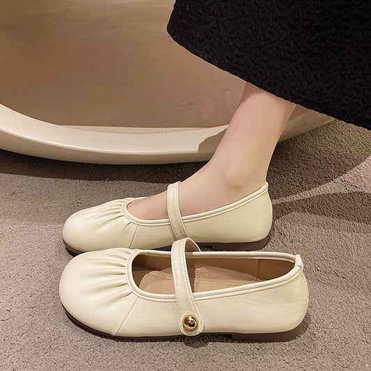 Ruched Jane Flats Mary