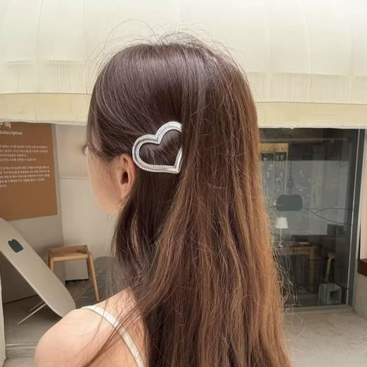 Set Hair Geometric Alloy Clip