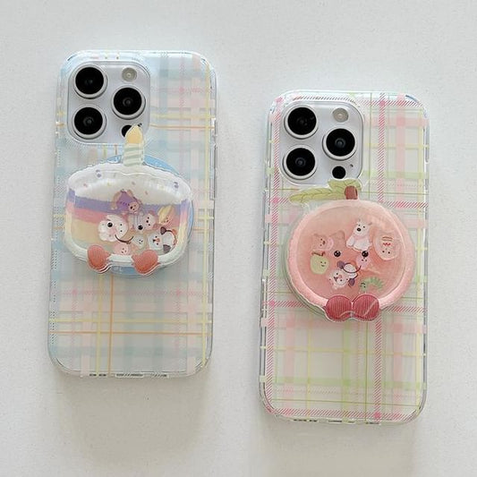 Phone with MagSafe) Magnetic Case (Compatible Plaid