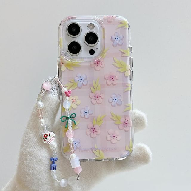 Case Strap Set Floral / Phone