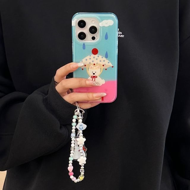Phone Strap Case with Dog