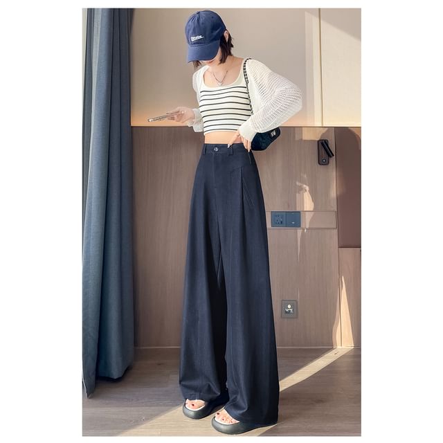 High Jeans Leg Wide Designs) (Various Waist