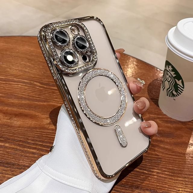 Phone Case with Magnetic MagSafe) Embellished (Compatible