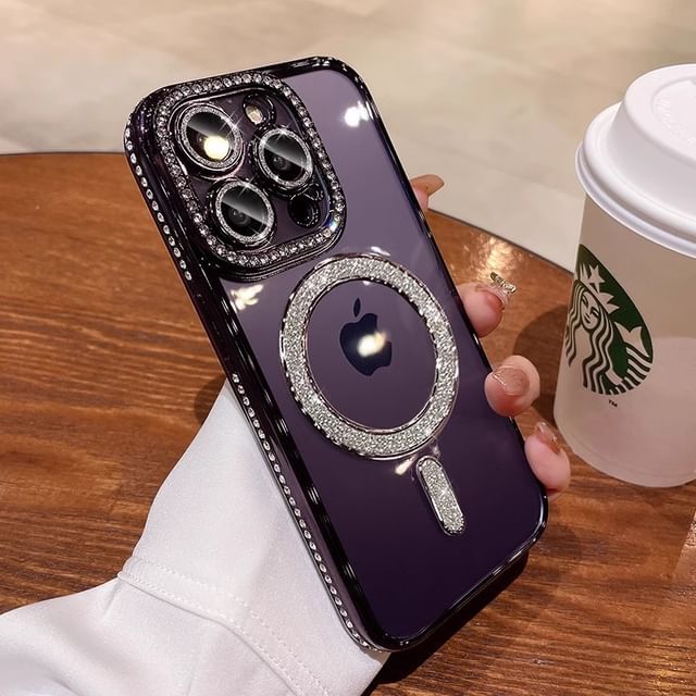 Magnetic (Compatible with MagSafe) Case Phone Embellished