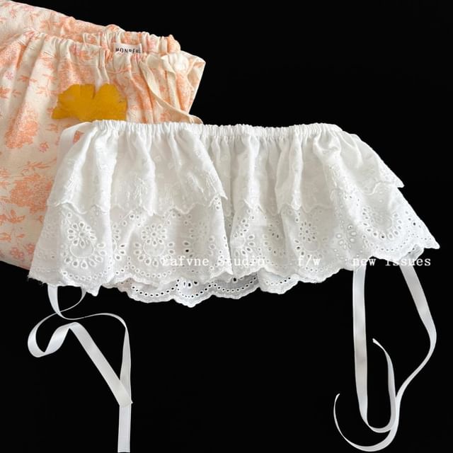 Layered Hem Decorative Lace