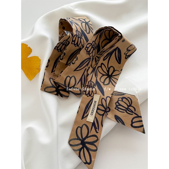 Scarf Hair Tie Patterned
