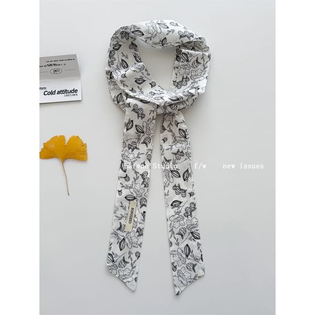 Scarf Hair Tie Patterned