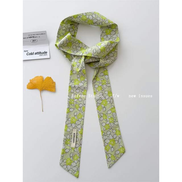 Scarf Hair Tie Patterned
