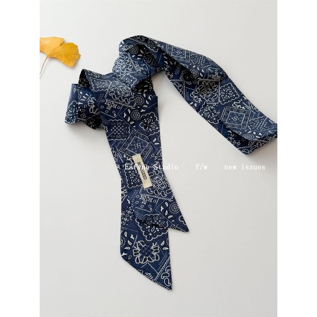 Scarf Hair Tie Patterned
