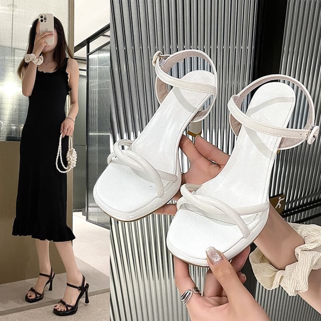 Heel Plain Sandals High