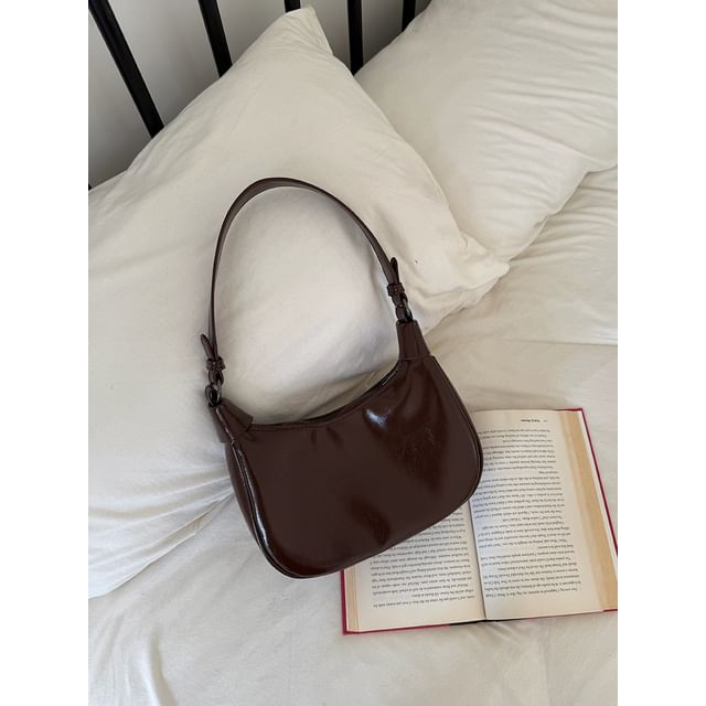 Shoulder Plain Bag Faux Leather