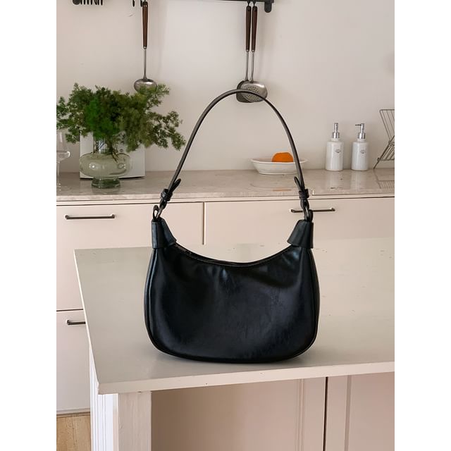 Shoulder Plain Bag Faux Leather
