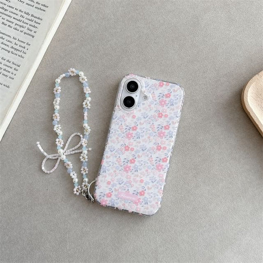 Floral Set Strap Phone Case /
