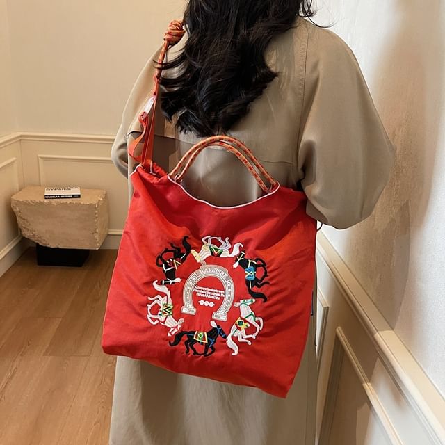 Bag Horse Embroidered Crossbody
