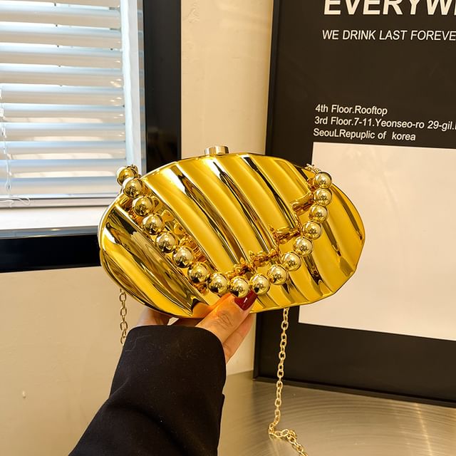 Crossbody Box Bead Bag Strap