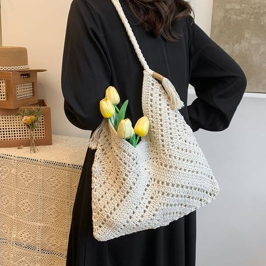 Lace Bag Tote Crochet