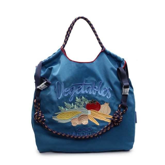 Vegetable Bag Tote Embroidered