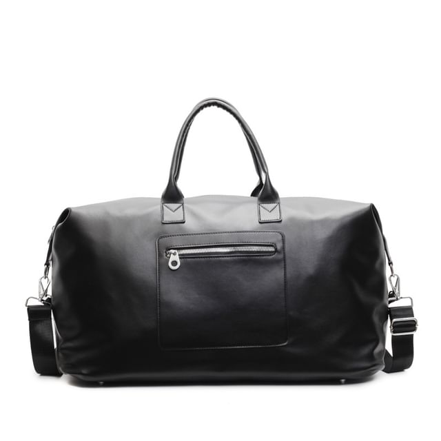 Leather Crossbody Faux Handle Top Bag