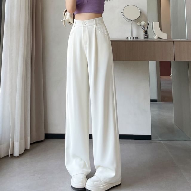 Designs) Wide Waist Pants (Various Dress Leg High Plain