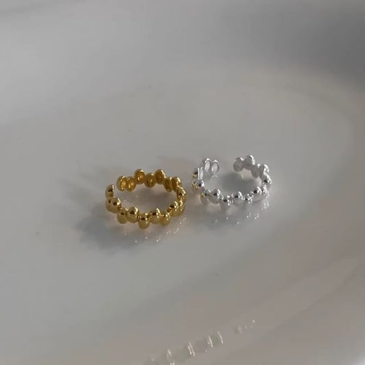 925 Glossy Sterling Silver Open Ring