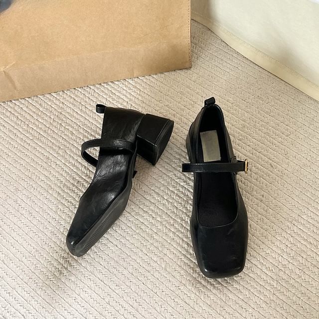 Shoes Jane Heel Chunky Mary