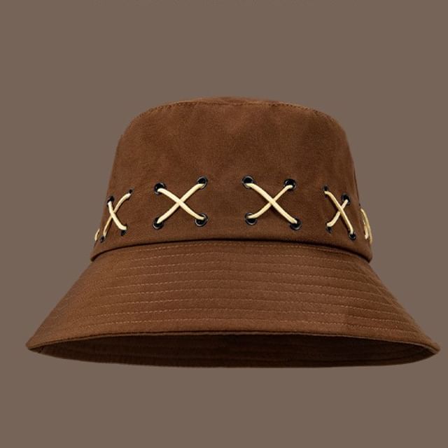 Patterned Bucket Hat Cross