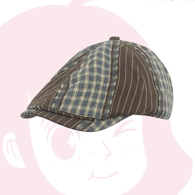 Cap Newsboy Plaid