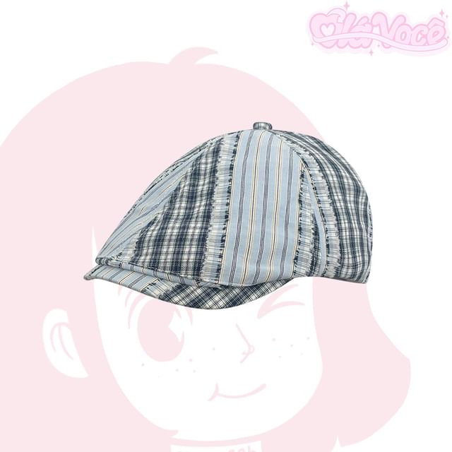 Cap Newsboy Plaid