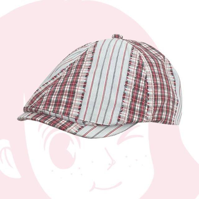 Cap Newsboy Plaid