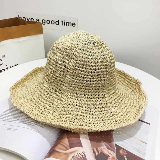 Straw Plain Sun Hat