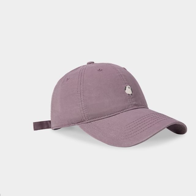 Bird Embroidered Baseball Cap