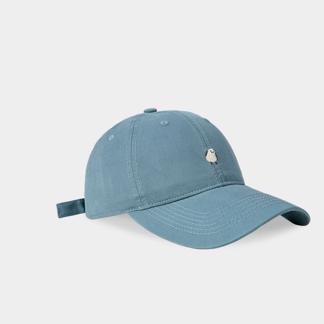 Bird Embroidered Baseball Cap