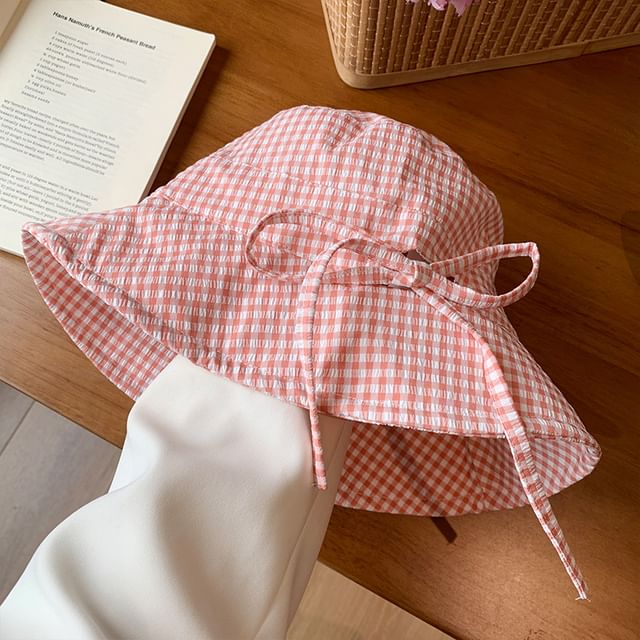 Hat Plaid Bucket