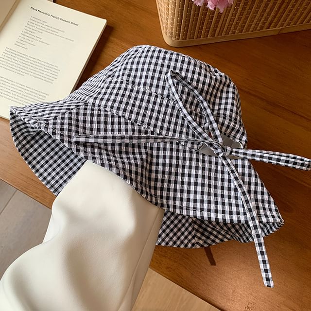 Hat Plaid Bucket