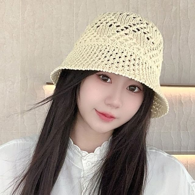 Straw Hat Plain Cloche